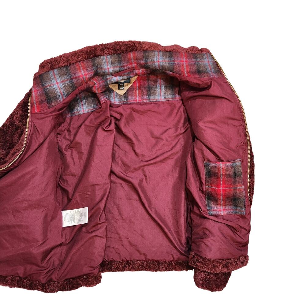 Pendleton Wool Teddy Bear Flannel Lined Zip Up Ja… - image 6